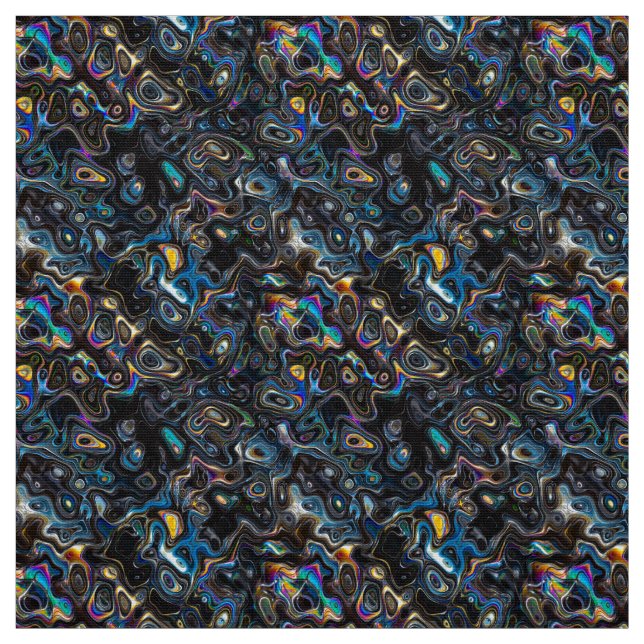Abstract Psychedelic Pattern Fabric (Swatch)
