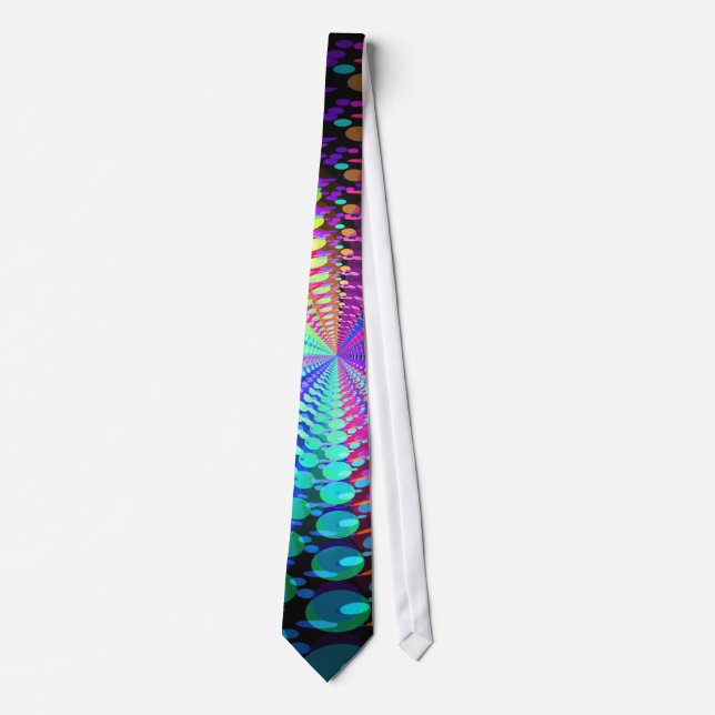 Abstract / Psychedelic Radial Pattern Tie (Front)