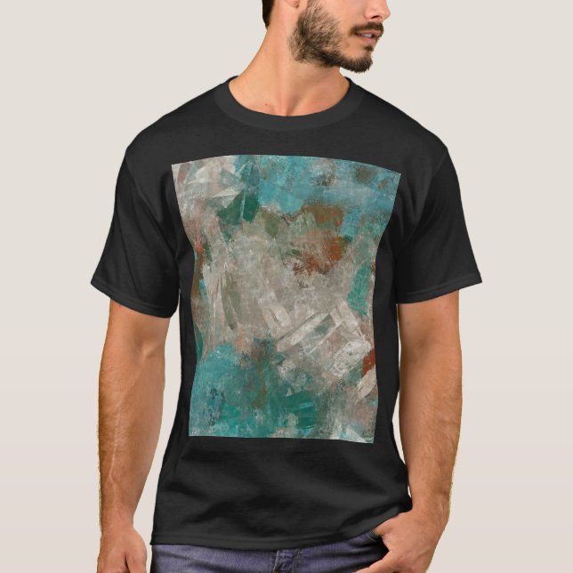 Abstract Psychedelic Strokes Texture. T-Shirt (Front)