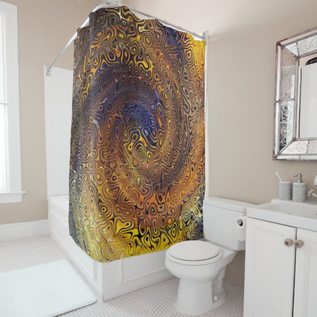 Abstract  Psychedelic Swirl Pattern Colourful Art (In Situ)