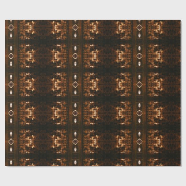 Abstract Psychedelic  Wrapping Paper (Flat)