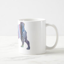 Abstract Pug silhouette