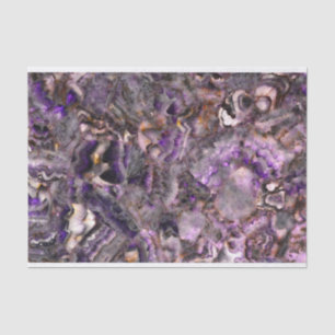 Abstract purple amethyst quartz marble granite tissue paper