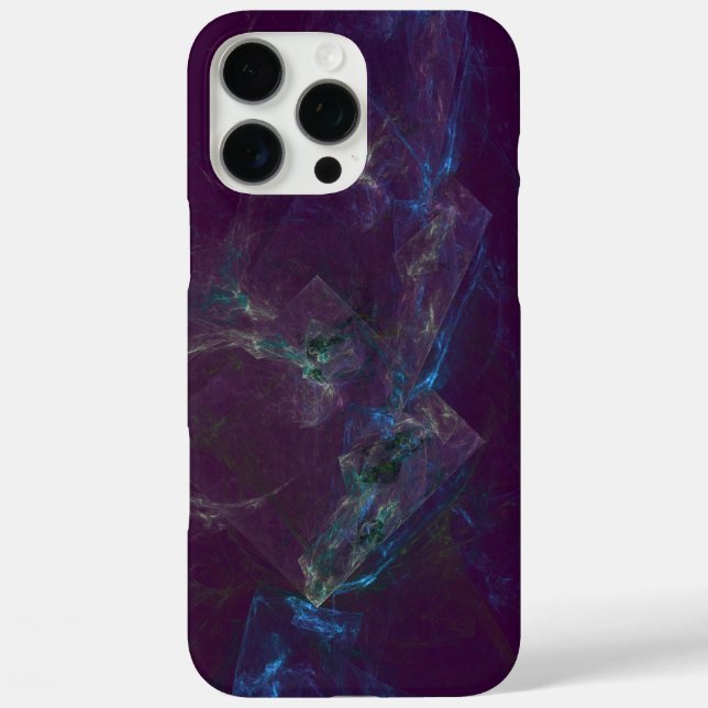 abstract purple and blue diamond pattern   Case-Mate iPhone case (Back)