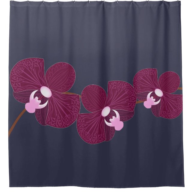 Abstract Purple and Pink Orchids Custom (Front)