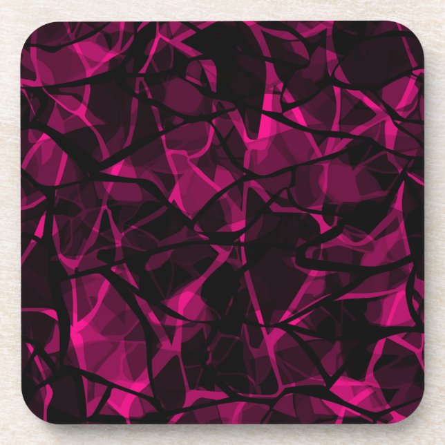 Abstract purple coaster (Front)