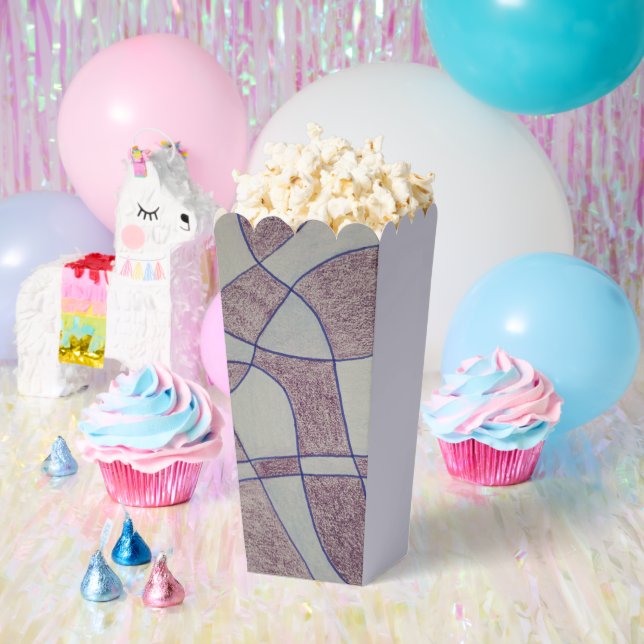 Abstract Purple Favor Box (Party)