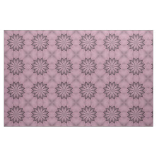Abstract Purple Flower Fabric