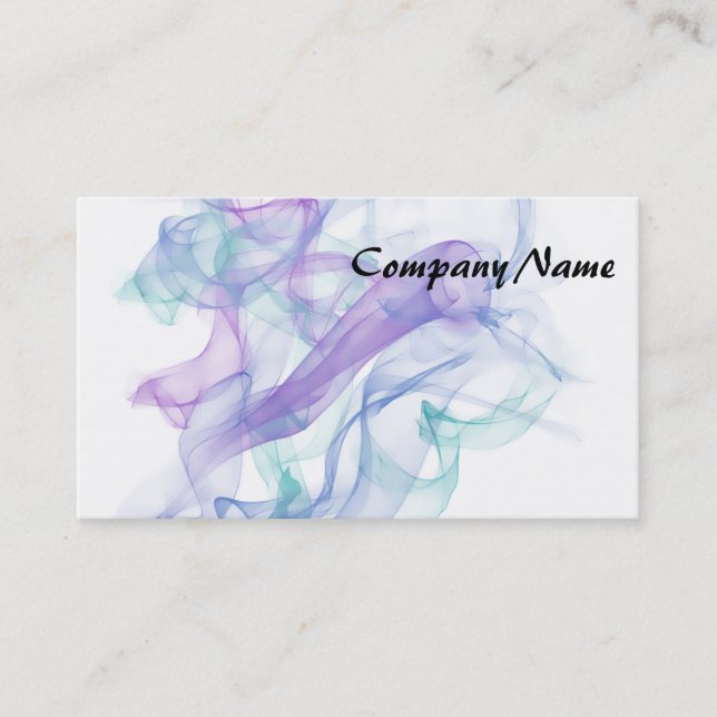 Abstract Purple Haze Business Card (Front)