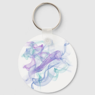 Abstract Purple Haze Keychain