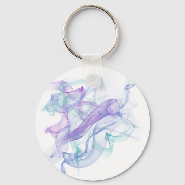 Abstract Purple Haze Keychain (Front)