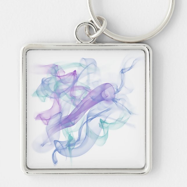 Abstract Purple Haze Keychain (Front)