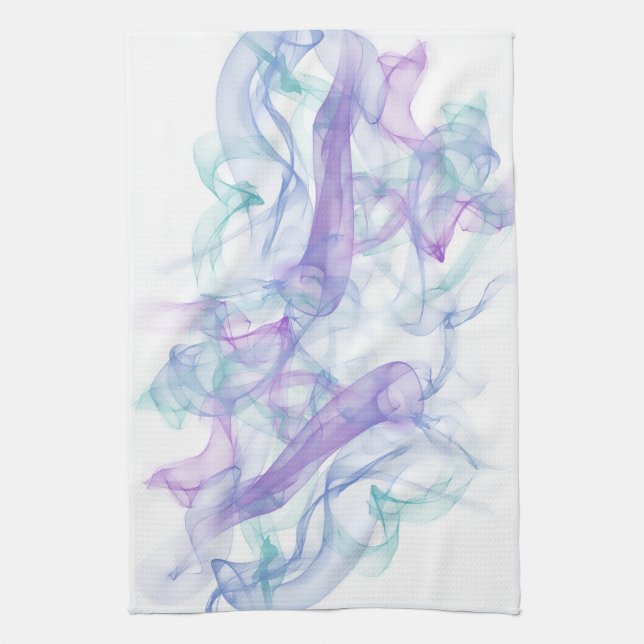 Abstract Purple Haze Kitchen Towel (Vertical)