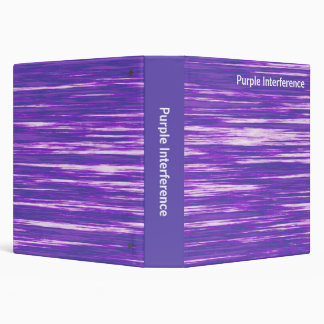 Abstract - Purple Interference (1.5in) Binder