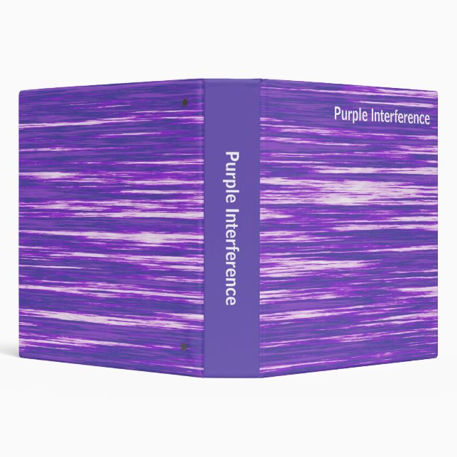 Abstract - Purple Interference (1.5in) Binder (Background)