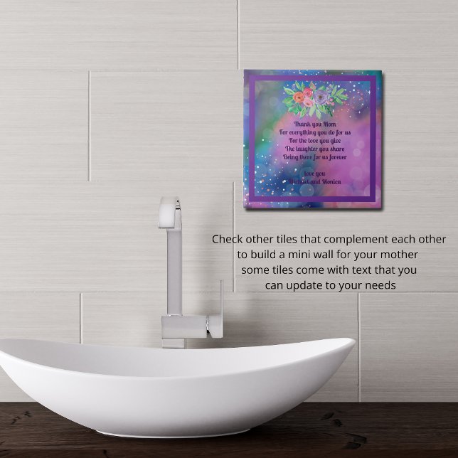  Abstract Purple  Mom Custom Note Tile (Creator Uploaded)