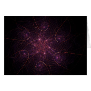 Abstract Purple Stellar Flower