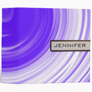 Abstract Purple Swirl Art Background Binder