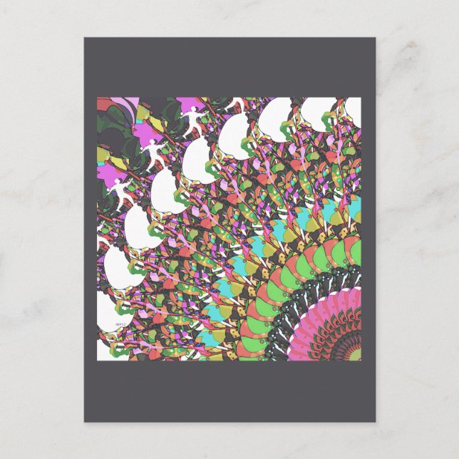 Abstract Putter Design Postcard (Front)