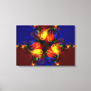 Abstract Quad Canvas Print