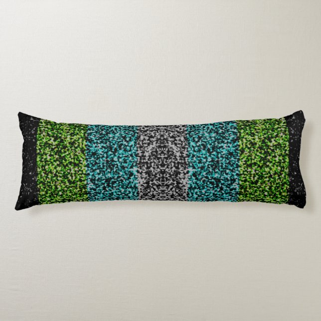 Abstract Quioromantic Pride Flag     Body Pillow (Front)