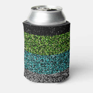 Abstract Quioromantic Pride Flag Can Cooler
