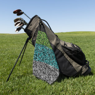 Abstract Quioromantic Pride Flag Golf Towel
