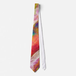 Abstract Radial Pastel Pattern Tie