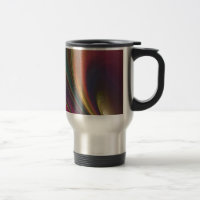 Abstract Rainbow Aluminum Travel Mug