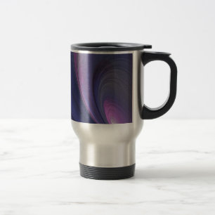 Abstract Rainbow Aluminum Travel Mug