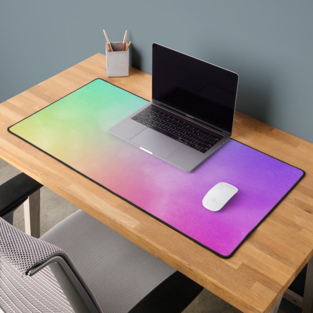 Abstract Rainbow Design Desk Mat (Office 2)