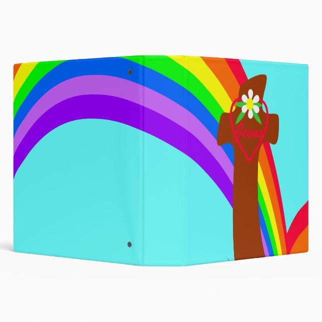 Abstract Rainbow Designs Binder (Background)