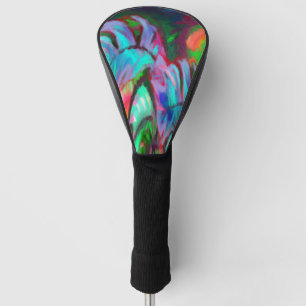 Abstract Rainbow Golf Head Cover