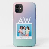 Abstract rainbow gradient best friends photo