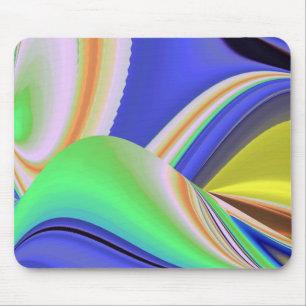 Abstract Rainbow Mouse Pad