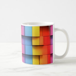 Abstract Rainbow Pattern Coffee Mug