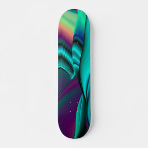 Abstract Rainbow Skateboard