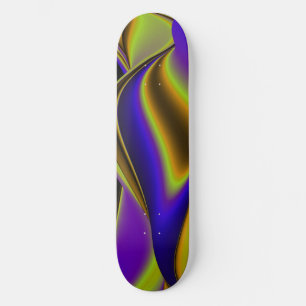 Abstract Rainbow Skateboard