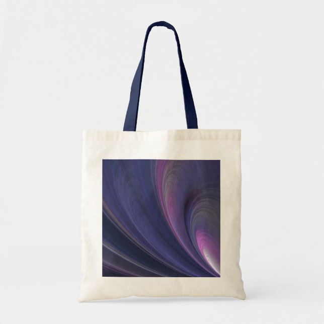 Abstract Rainbow Swirl Tote Bag (Front)