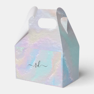 Abstract Rainbow Texture Favor Box