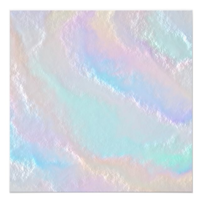 Abstract Rainbow Texture Photo Print (Front)