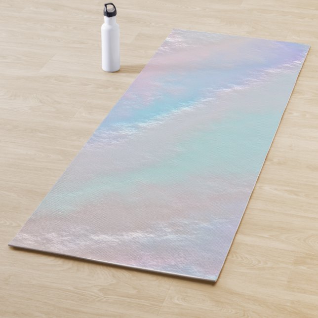 Abstract Rainbow Texture Yoga Mat (In Situ)
