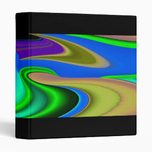 Abstract Rainbowart Binder
