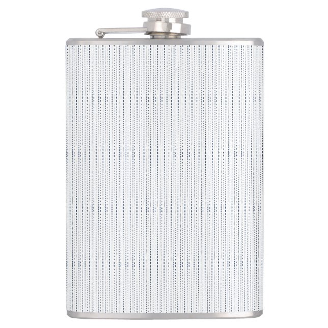 Abstract Raindrops Hip Flask (Front)