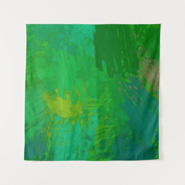 Abstract random shapes. 2d illustration background tapestry (Front)