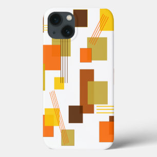 Abstract Rectangles and Lines iPhone 13 Case