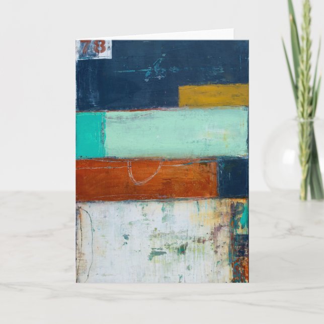 Abstract Rectangles Card (Front)