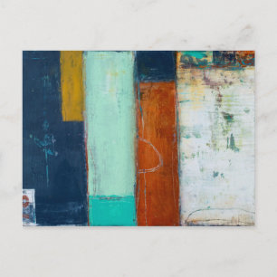 Abstract Rectangles Postcard