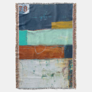 Abstract Rectangles Throw Blanket