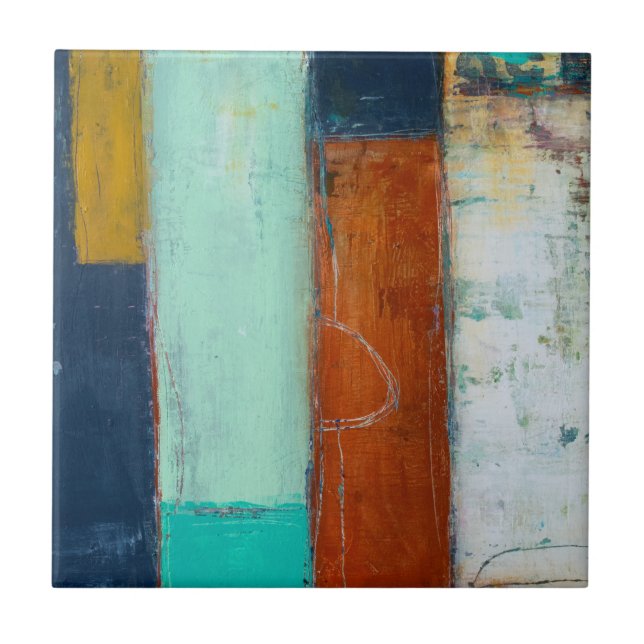 Abstract Rectangles Tile (Front)